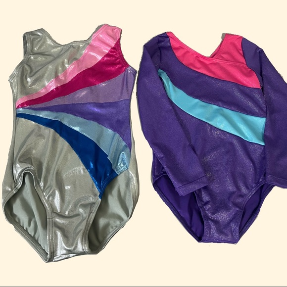 One Pieces Little Girl Gymnastics Leotards Poshmark
